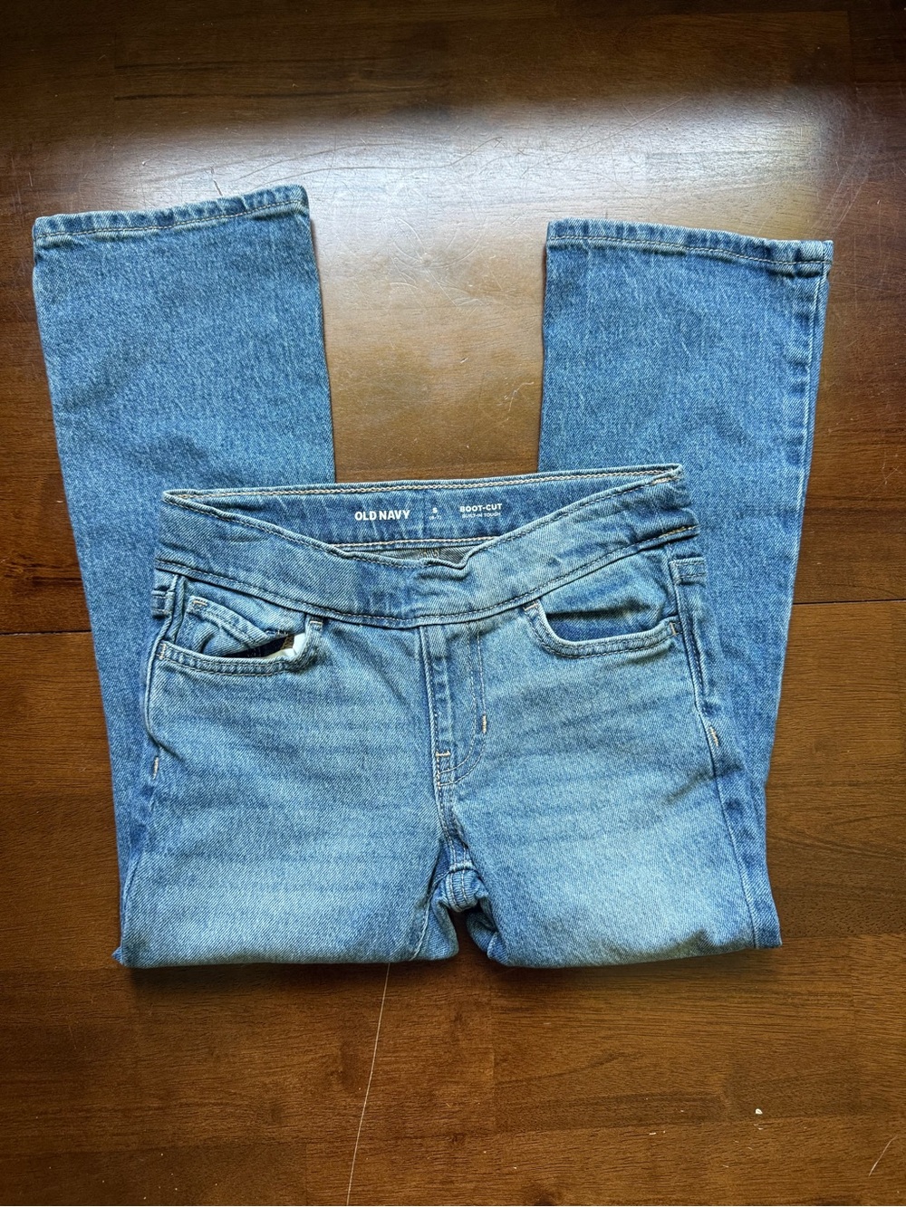 Old Navy Girls Medium Blue Bootcut Jeans